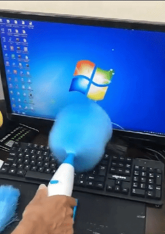 Elektrischer rotierender Federstaubwedel