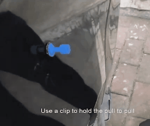 Werkzeug zur lackschadenfreien Ausbeulung von Autodellen