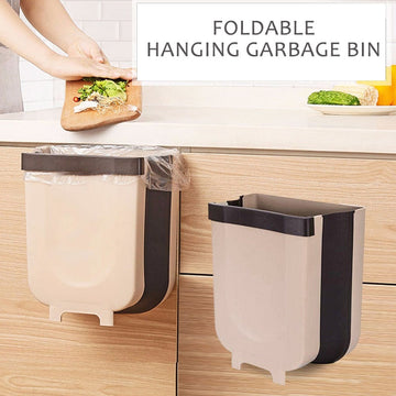 Wall-Mounted Folding Garbage Bin