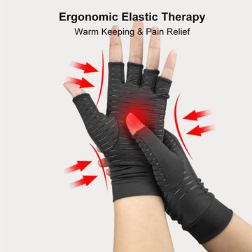 Copper Compression Arthritis Gloves